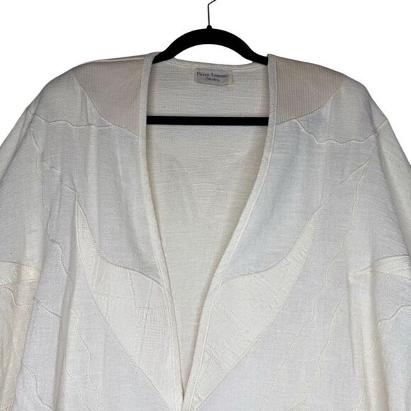 Vintage Sissies X Pierre Lamonte Ivory 2 Pc. Jacket & Skirt Set Sz S Classic - Picture 3 of 14